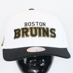Boston Bruins Mitchell & Ness Pro Crown Fit Adjustable Snapback Cap Hat Adult OS